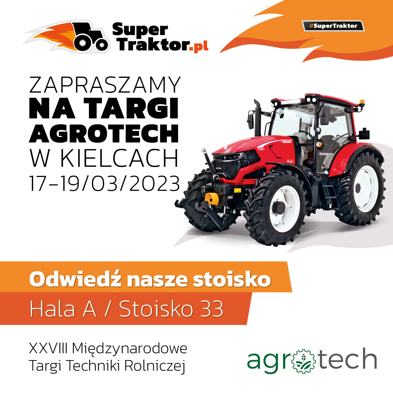 BASAK TRAKTOR z SuperTraktor.pl na AGROTECH 2023